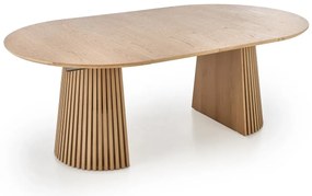 Stół rozkładany FARGO 120(210)x120 dąb naturalny HALMAR