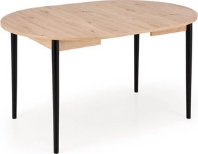 Okrągły stół z funkcją rozkładania Pivot Halmar dąb artisan/czarny