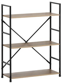 Regał GD-223 OAK Stor, 3 półki, 58,5 x 23,5 x 80,5 cm, 3 piętra