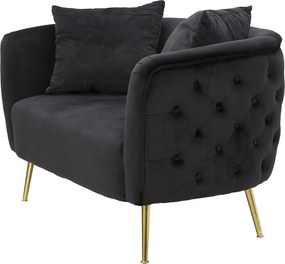 Sofa Bucharest Czarna Cm 127X74X71