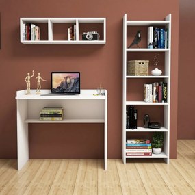 Biurko z regałem Matilda White