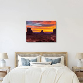 Obraz - Monument Valley v Arizonie (70x50 cm)