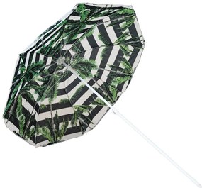 Parasol PALMA 180 cm, czarno-biały