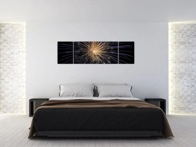 Obraz fajerwerków (170x50 cm)