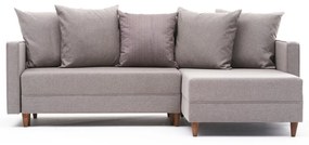 Narożna sofa rozkładana Aydam Right Cream