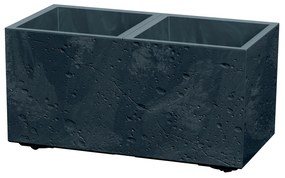 Donica Sierra Case Beton Effect 57 x 29 x 29 cm antracyt PROSPERPLAST