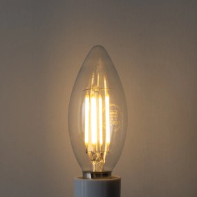 Zestaw 5 żarówek LED E14 z 3-stopniową regulacją jasności B35 Przezroczyste 4W 450 lm 2700K