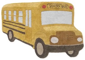 Dywan dziecięcy WESOŁY AUTOBUS 130x90cm żółty LORENA CANALS