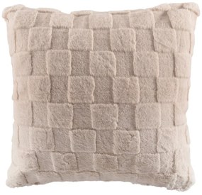 Poduszka dekoracyjna z mikropluszu 45x45 cm Rava – Tiseco Home Studio