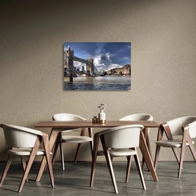 Obraz na szkle -  Tower Bridge w Londynie (70x50 cm)