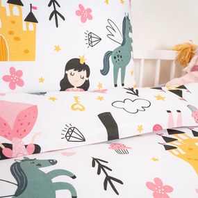 4Home Dziecięca pościel bawełniana do łóżeczka Fairytale Dream, 100 x 135 cm, 40 x 60 cm