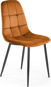 Krzesło do jadalni z pikowanym zdobieniem K417