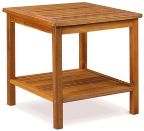 Casaria Drewniany stolik WASHINGTON, 45x45x45cm, brązowa