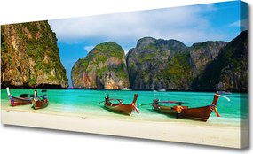 Zdjęcie na płótnie Egzotyczny Zbieg Gór i Morza