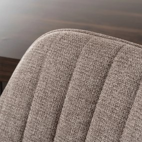 Krzesło Tapicerowane do Salonu MALAGA Cappucino Nowoczesne