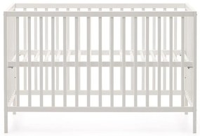 Białe łóżeczko z litego drewna bukowego 60x120 cm Shantal – Kave Home