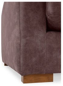 Ciemnobrązowa sofa 220 cm Comfy – Scandic