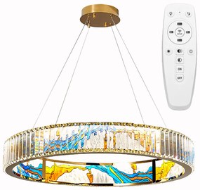 LAMPA SUFITOWA WISZĄCA LED APP1748-CP 60CM