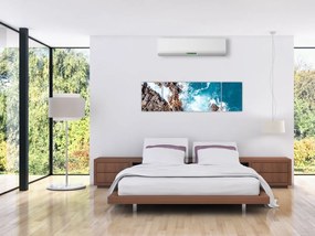 Obraz skał i morza (170x50 cm)