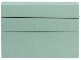 Zielony kartonowy organizer Olof Canvas Paper Laminate – Bigso