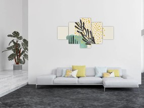 Obraz - Arkusze abstrakcyjne N⁰3 (125x70 cm)