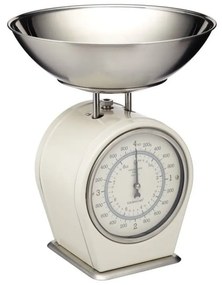Kremowa waga kuchenna Kitchen Craft Living Nostalgia, nośność 4 kg