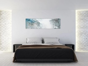 Obraz - Niebieski marmur (170x50 cm)