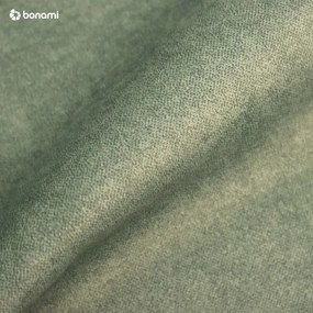 Zielone tapicerowane łóżko dwuosobowe ze stelażem 160x200 cm Tulsa – Ropez