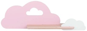 Kinkiet dziecięcy LED z półką CLOUD LED/5W/230V różowy/biały