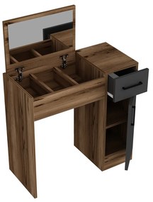 Stolik kosmetyczny Inci Light Walnut