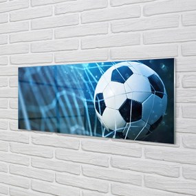 Szkło do Kuchni na Ścianę Futbolowa Wizja w Błękicie