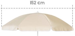 Kremowy parasol ogrodowy – Roba