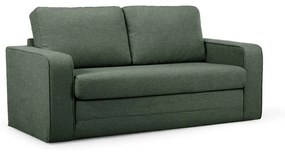 Zielona rozkładana sofa 160 cm Come – Bobochic Paris