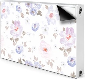 Magnes dekoracjny na kaloryfer Pastelowe kwiaty