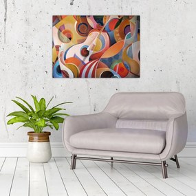 Obraz - Muzyczny abstrakt (70x50 cm)