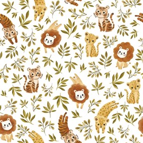 Tapeta dziecięca 10 m x 50 cm Jungle Trio – Lilipinso