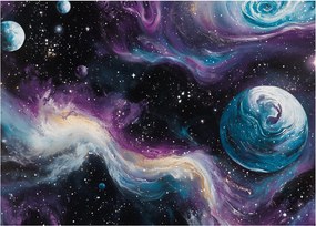 Obraz - Malowany wszechświat (70x50 cm)