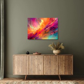 Obraz na szkle - Dynamiczna abstrakcja (70x50 cm)