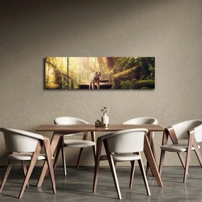 Obraz tygrysa w dżungli (170x50 cm)