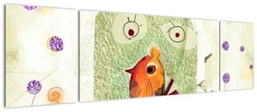 Obraz- Dusza ptaka (170x50 cm)