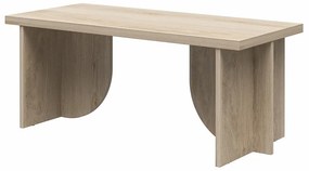Stolik w naturalnym kolorze 48x106 cm Voler – Novogratz