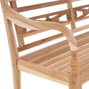 DIVERO Drewniana ławka ogrodowa - 119 cm