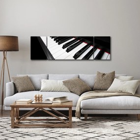 Obraz klawiszy fortepianu (170x50 cm)