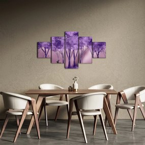 Obraz - Jeleń w magicznym lesie (125x70 cm)