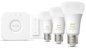 Inteligentny zestaw startowy 5 szt. z gwintem E27, 11 W White ambiance – Philips Hue