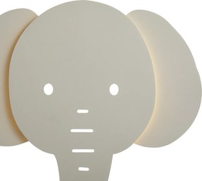 Dziecięca lampa ścienna beżowa z LED z 3-stopniowym ściemnianiem - Ellie the Elephant