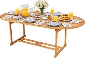 Stół ogrodowy lite drewno tekowe M8-N95