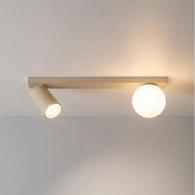 Brilagi - Oprawa punktowa SELE BALL 1xGU10/30W/230V + 1xG9/10W beżowa