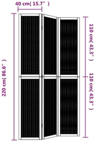 Klasyczny parawan pokojowy z drewnianą ramą Z7-E28