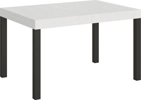 Stół rozkładany 140/224x80cm Everyday frassino biała nogi antracytowe